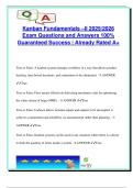 KANBAN EXAM PACKAGE DEAL QUESTIONS AND VERIFIED DETAILED ANSWERS &vert; 100&percnt; GUARANTEED PASS &vert; ALREADY GRADED A&plus;