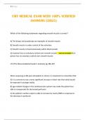 EMT MEDICAL EXAM WITH 100&percnt; VERIFIED ANSWERS &lpar;2025&rpar;