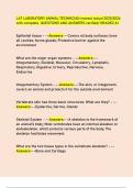 LAT LABORATORY ANIMAL TECHNICIAN newest actual 2025&sol;2026  with complete QUESTIONS AND ANSWERS&period;verified&sol; GRADED A&plus;