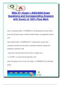 NSG 411 Exam 1 Review 2021 &vert; 100&plus; Verified Questions on Mental Health Nursing&comma; Recovery Models&comma; Therapeutic Communication & Legal&sol;Ethical Practice