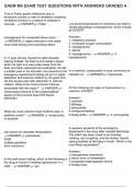 SAEM M4 EXAM TEST QUESTIONS WITH ANSWERS GRADED A