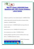 NSG 411 Exam 2 &lpar;2025&sol;2026&rpar; &ndash; 100 Solved Questions on Shock Types&comma; Cardiac Disorders&comma; DIC&comma; Blood Transfusions & Emergency Nursing