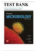 Test Bank for Prescott's Microbiology 12th Edition &ndash; All Chapters 1-42 &vert; Questions & Answers &vert; Graded A&plus;