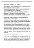 WGU D514 EXAM STUDY GUIDE