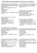 WGU D075 OA Test Questions with Answers Graded A