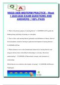 NSGD 3006 EXAM PACKAGE DEAL QUESTIONS AND VERIFIED DETAILED ANSWERS &vert; 100&percnt; GUARANTEED PASS &vert; ALREADY GRADED A&plus;