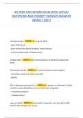 ATI PEDS CMS RETAKE EXAM WITH ACTUAL  QUESTIONS AND CORRECT VERIFIED ANSWERS NEWEST 2025&excl; 