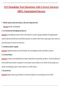 S13 standpipe test Actual Questions and Answers Pass the Test&comma; 100&percnt; Verified &lpar;2025 &sol; 2026&rpar;