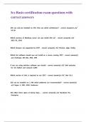 3cx Basic certification exam questions with correct answers