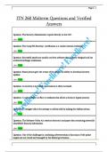 ITN 260 Midterm Questions and Verified  Answers