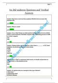Itn 262 midterm Questions and Verified  Answers