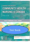 Test Bank - Stanhope and Lancasters Community Health Nursing in Canada&comma; 4th Edition &lpar;MacDonald&comma; 2022&rpar;&comma; Chapter 1-18 &vert; All Chapters&period;study guide