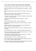 C213 WGU OA PREP QUESTIONS AND ANSWERS