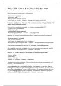 WGU C213 TOPICS 9-10 QUIZZES QUESTIONS