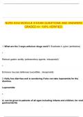 NURS 5334 MODULE 8 EXAM QUESTIONS AND ANSWERS GRADED A&plus; 100&percnt; VERIFIED&period;