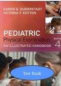 Pediatric Physical Examination An Illustrated Handbook 4th Edition Duderstadt Test Bank&comma; study guide