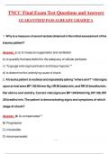 TNCC Final Exam Test 2025 Question and Answers Pass the Exam&comma; 100&percnt; Verified &lpar;2025 &sol; 2026&rpar; Graded A&plus;