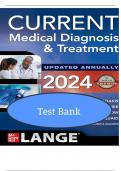 TEST BANK For Current Medical Diagnosis And Treatment 2024&vert;25&comma; 63rd Edition By Maxine Papadakis&comma; Stephen Mcphee&period; study guidr