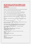 BIO 1001 EXAM 1 LSU WITH ALL CORRECT & 100&percnt; VERIFIED ANSWERS&vert;2025 LATEST EXAM&vert;ALREADY GRADED A&plus;