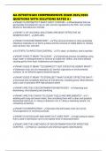 GA ESTHETICIAN COMPREHENSIVE EXAM 2025&sol;2026 QUESTIONS WITH SOLUTIONS RATED A&plus;
