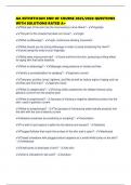 GA ESTHETICIAN END OF COURSE 2025&sol;2026 QUESTIONS WITH SOLUTIONS RATED A&plus;