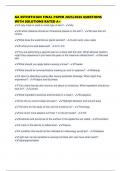 GA ESTHETICIAN FINAL PAPER 2025&sol;2026 QUESTIONS WITH SOLUTIONS RATED A&plus;