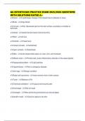 GA ESTHETICIAN PRACTICE EXAM 2025&sol;2026 QUESTIONS WITH SOLUTIONS RATED A&plus;