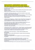 MASSACHUSETTS JURISPRUDENCE EXAM SCRIPT 2025&sol;2026 QUESTIONS WITH SOLUTIONS GRADED A&plus;
