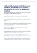 CALIFORNIA LIFE INSURANCE EXAMs package deal 