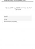 BIOD 152 A & P FINAL LATEST EXAM PORTAGE LEARNING 2024-2025&excl; 100&percnt; CORRECT ANSWERS