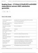 Boating Exam - CT EXAM &lpar;COMPLETE ANSWERS elaborations&rpar; answers 100&percnt; satisfaction guarantee
