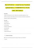 Real ASVAB Test &ndash; Armed Services Vocational  Aptitude Battery &vert;&vert; VERIFIED FULL EXAM  <2024&ndash;2025 Edition> 