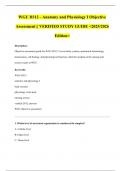 WGU D312 &ndash; Anatomy and Physiology I Objective  Assessment &vert;&vert; VERIFIED STUDY GUIDE <2025&sol;2026  Edition> 