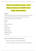 NR 509 Advanced Health Assessment &ndash; Week 5&comma;  Midterm & Final Exams &vert;&vert; VERIFIED STUDY  GUIDE <2025&sol;2026 Edition> 