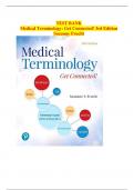 Medical Terminology: An Illustrated Guide – 3rd Edition | Barbara Janson Cohen | Complete Test Bank | Multiple Choice, Matching, and Labeling Questions