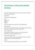 NR 324 Exam 2 with precise detailed solutions
