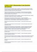 USMLE STEP 1 Pharmacology Exam Questions and Answers&period;