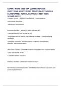 EXAM 3 NURS 5315 UTA COMPREHENSIVE QUESTIONS AND VERIFIED ANSWERS &lpar;DETAILED & ELABORATED&rpar; ACTUAL EXAM 2025 TEST 100&percnt; SOLVED 2025&excl;&excl;