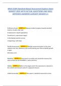 WGU D184 Standard-Based Assessment Explore Exam NEWEST 2025 WITH ACTUAL QUESTIONS AND WELL DEFIENED ANSWERS ALREADY GRADED A&plus;