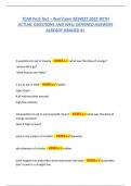TCAR Post-Test &ndash; Real Exam NEWEST 2025 WITH ACTUAL QUESTIONS AND WELL DEFIENED ANSWERS ALREADY GRADED A&plus;