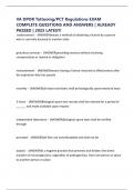 VA DPOR Tattooing&sol;PCT Regulations EXAM COMPLETE QUESTIONS AND ANSWERS &vert; ALREADY PASSED &vert; 2025 LATEST&excl;
