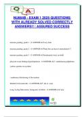 NU664B Exam 1 &vert; 200&plus; Solved Questions with Verified Answers &vert; Murmurs&comma; Hypertension&comma; Respiratory & Cardiac Disorders&comma; Eye & ENT Emergencies &vert; 2025&sol;2026