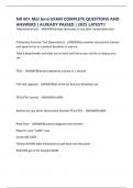 NR 601 Mid term EXAM COMPLETE QUESTIONS AND ANSWERS &vert; ALREADY PASSED &vert; 2025 LATEST&excl;&excl;