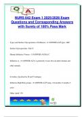 NURS 642 Exam 1 &vert; 200&plus; Questions with Verified Answers &vert; Influenza&comma; Pleural Effusion&comma; TB&comma; Pneumothorax&comma; HTN&comma; Heart Valves&comma; Arrhythmias &vert; 2025&sol;2026