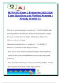 NURS 642 EXAM