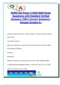 NURS 642 EXAM