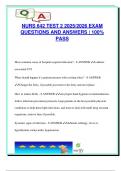  NURS 642 Test 2 &vert; 200&plus; High-Yield Q&A &vert; HAIs&comma; Pancreatitis&comma; Hepatobiliary&comma; Endocarditis&comma; Cardiomyopathy&comma; Murmurs&comma; Arrhythmias&comma; Acute Abdomen &vert; 2025&sol;2026