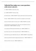 Volleyball line judge usav exam questions with correct answers&period;