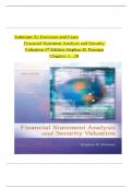 Solutions To Exercises and Cases Financial Statement Analysis and Security Valuation 5th Edition Stephen Penman&comma; All 20 Chapters Covered&comma; Verified Latest Edition&comma; &period;