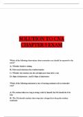 SOLUTION TO CNA CHAPTER 9 EXAM